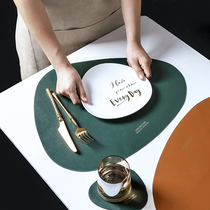 WUXIN Western food mat Steak placemat Table mat Heat insulation mat Placemat Waterproof and oil-proof non-slip irregular ins wind