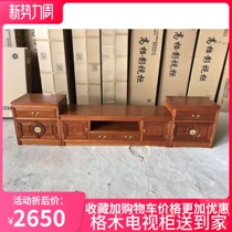 All-solid wood TV cabinet cabinet of cabinet of cabinet of cabinet of cabinet of household composition wall