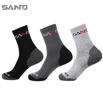 SANTO mountain extension outdoor mountaineering socks COOLMAX semi thick spring autumn winter quick dry sports socks men men S010