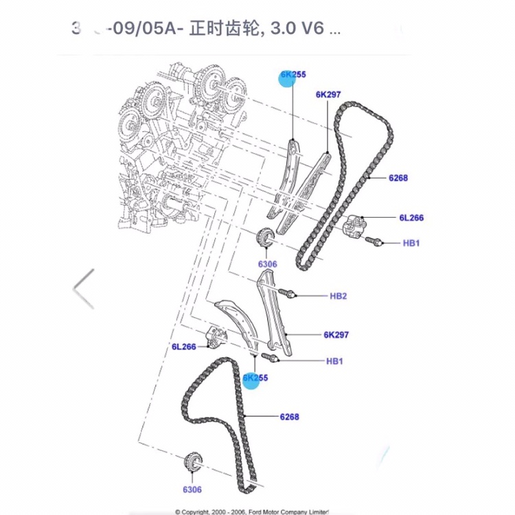 Import Ford Wing Tiger 050607 when it turns the chain when it is at the top of the chain