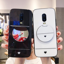 oppor17 mobile phone shell oppor15 glass anti-fall housing r15 full package oppor15 dreamscape version oppor17pro womens net red card r15x mirror