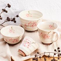 Japan Ceramic King]Japan imported Mino-yaki ceramic lightweight Kyoakura tableware Rice bowl Soup bowl Water cup