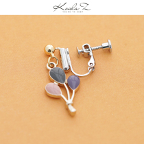 Koala pig screw ear clip conversion artifact no ear hole earrings change ear clip B only suitable for silver needles