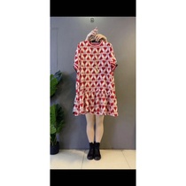 Li Jinjie large size womens clothing 2021 new shaking sound hot sale J new peach heart dress