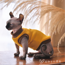 GINGERAIN custom hairless cat clothes Sphinx fleece thickened cotton sweater