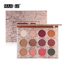 MAANGE 12 Colors Shimmer Matte Eyeshadow Makeup Palette