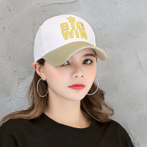 Spring Summer Hat Hat Tongue sequin Mens Sport Alphabet Baseball Cap Lady Outdoor Casual Sunscreen Duck Tongue Cap