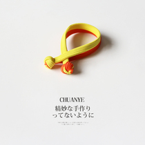 Sichuan Ye double head China knot head rope 2021 new hair rope net red send boyfriend small rubber band female tie head Hairband