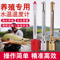 Aquatic breeding special thermometer high-precision floating fresh water seawater underwater marine temperature meter surface water temperature meter