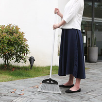 Garden broom Household single wet and dry outdoor sweeping broom Outdoor garden sweeping yard broom long handle