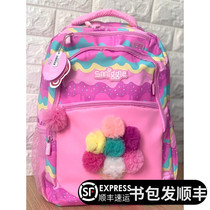  Australia smiggle school bag Pink cake girls backpack Primary school student space cat backpack fashion gift
