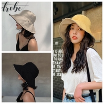Day series 100 hitch double face wearing fisherman hat Korean version devil big hat visor sunscreen sunhat child summer