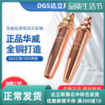 Warwick machine with isopressure cutting nozzle G02 acetylene G03 propane semi-automatic flame cutting tip 6 machine with cutting nozzle