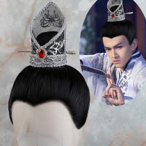 Ancient Clothing Crown Childrens Crown Adult Bundles Hair Crown 100 Hitch Retro Men Hanfu Alloy Palace Tinned Head Accessories Middle Crown