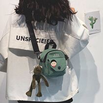 Generation of canvas original stay bag female cross New 2021 Korean version of Wild students shoulder bag fashion solid color