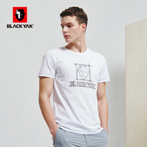 BLACKYAK Bouyak Outdoor Casual Mens Short Sleeve T-Shirt Tour Head Fashion Crewneck Top SCM045