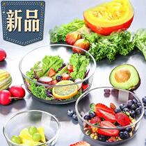 High temperature and noodle set steamed 9 bowls with large breakfast bowl with lid glass heated home fruit simple