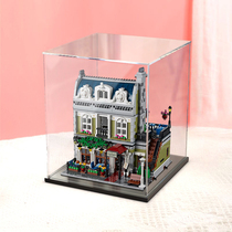 Acrylic display box for LEGO 10243 Paris restaurant building block model transparent storage box dust cover