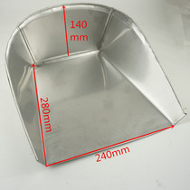 Full handmade 304 stainless steel dustpan dustpan ash bucket home medical garbage shovel sturdy food factory sweeping dustpan