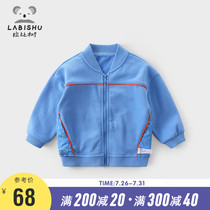 Rabi Tree Childrens clothing Boy jacket Male baby stand collar baseball suit Boy Korean version of the top jacket Childrens jacket