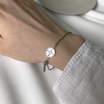The owner knocks love a little retro small tassel bracelet personality Thai silver bracelet 925 sterling silver Joker jewelry women