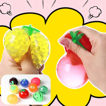 Slow ball decompression toys creative soft glue group decompression artifact pinching children fun fun fun simulation fruit
