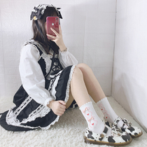 Spring and summer womens big guy cute short socks Lolita womens cross-dressing supplies beginner socks