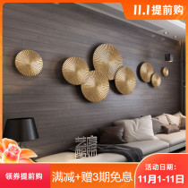 Entry entrance wall decoration pendant light luxury three-dimensional aisle wall decoration creative living room sofa background wall decoration