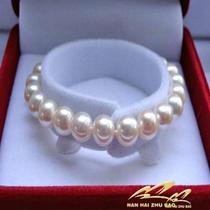 8-8 5 SEA WATER PEARL BRACELET POSITIVE ROUND FLAWLESS AND EXTREMELY LIGHT