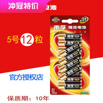 Nanfu alkaline ring 5 AA toy microphone camera Jitting toothbrush battery LR6 12 shopkeeper recommended