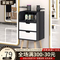 Barber shop tool cabinet hair salon special tool table Hair Salon Salon drawer type mirror table cabinet small hair cutting Cabinet