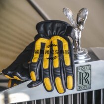 Original prisoner Harley retro motorcycle full leather gloves touch screen Sheepskin motorcycle riding Harley Knight autumn and winter