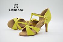Cocoa era dance shoes high-end female adult Latin dance shoes high-heeled soft-soled professional dance shoes soft-soled custom