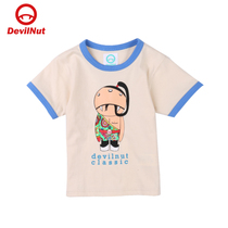 DEVIL NUT demon Tide brand summer childrens cotton short-sleeved T-shirt ancient early figures KIDS SNT