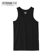 Jo Shield Mens Vest Round Collar Pure Color Modell Fitness Comfort Breathable Motion Two Strands Outside Wearing Thin Underwear