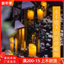 New wedding props electronic swing candle electronic candle table wax lamp wedding road guide light window decoration