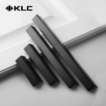 KLC modern simple kitchen cabinet door handle Aluminum alloy cabinet extended door handle Nordic wardrobe drawer handle