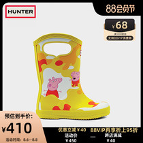 Hunter childrens boots British ins tide shoes Lightweight waterproof Pig Paige joint rain boots rain boots high tube boots