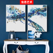 Nordic Modern Minimalist Decoration Painting Living Room Sofa Background Wall Hanging Painting Restaurant Electric Meter Box Hotel Abstract Mural Painting