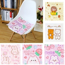 2021 New ice cushion cushion butt chair thick summer cool cushion soft tea table gel cute butt radiator artifact