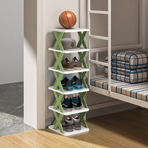 Simple shoe frame doorway household cracked small office dorm shoe cabinet strong durable multi-layer dust shoe shelf