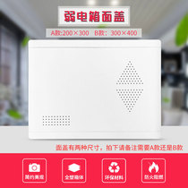 Cover plastic multimedia box fiber box 200 × 300 × 400 weak electric box information box face cover panel cover