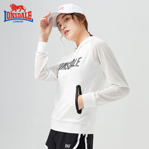 LONSDALE Dragon Lion Dell outdoor running hooded pocket sweater top sweatshirt women