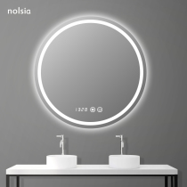 Round Mirror Wall-mounted Toilet Dresser BATHROOM MIRROR ROUND MIRROR LED Smart Bathroom Mirror Toilet Mirror