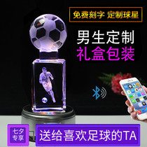 Football star souvenir doll model Messi Neymar Ronaldo hand-made boyfriend birthday gift to classmates