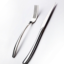 Western tableware Two-piece set of knives and forks for eating steak Full set of Western sets Household steak knives forks and spoons three-piece set