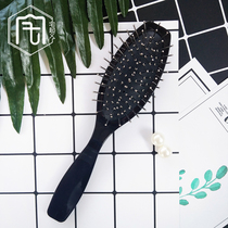 Black durable wig hair must use accessories anti-static airbag wide tooth boutique large steel comb