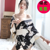 Sexy sleepwear women transparent ice silk and sleeping skirts Summer thin undergarments Temptation Spice Suit