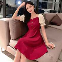 Big Code Women Dress Very Fairy Dress 2021 New Summer Dress Slightly Fatter Younger Sister Mm Loose and Dress Skirt