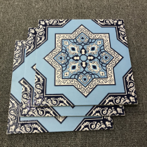 Guochao Art Flower Brick 300x300 Rugged Matt Anti-Slip Kitchen Guard Balcony Bathroom Personality Parquet Abrasion-Proof Ground Tile